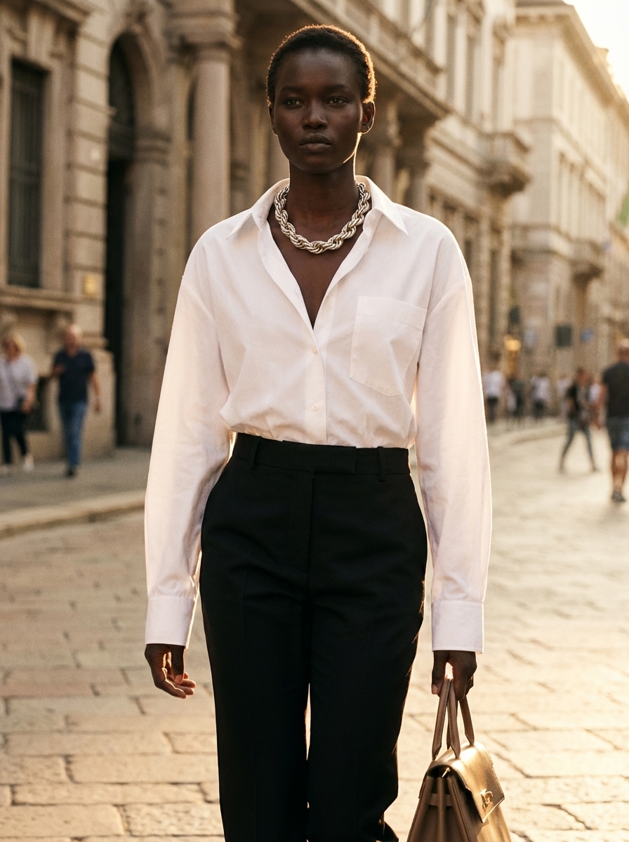 Silver Rope Chain Necklace — 2